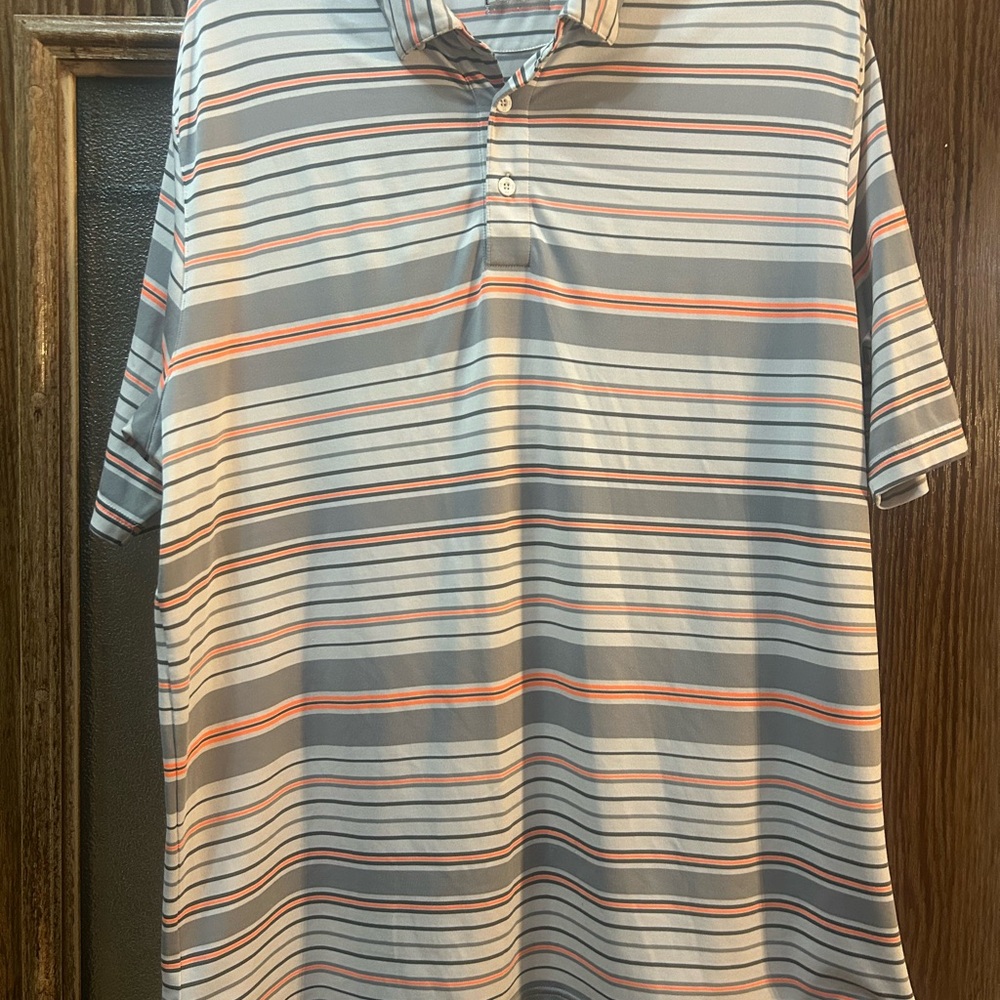 Under Armour Polo Shirt - Gray and Orange